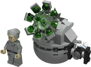 Lego Death Star Scene PNG image