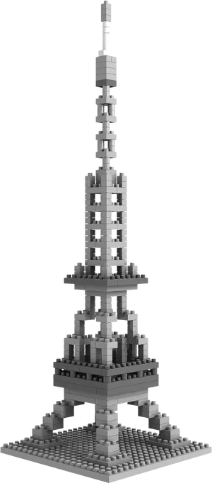 Lego Eiffel Tower Model PNG