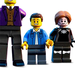 Lego Minifigures Family PNG 06262024