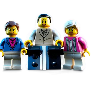 Lego Minifigures Family PNG Jyr5 PNG