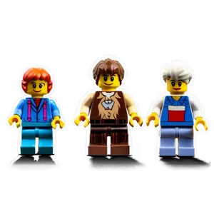 Lego Minifigures Family PNG Lax