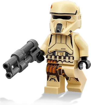 Lego Stormtrooper With Blaster PNG image