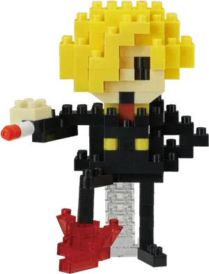 Lego Style Animated Character Figure