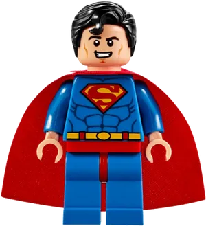 Lego Superman Figure PNG image