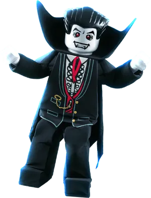 Lego Vampire Figure Haunted House Theme PNG image