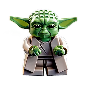 Lego Yoda Art Project PNG 06282024 PNG