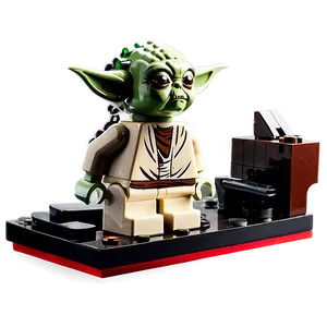 Lego Yoda Desk Decoration PNG 06282024 PNG