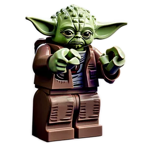 Lego Yoda Desk Decoration PNG 06282024