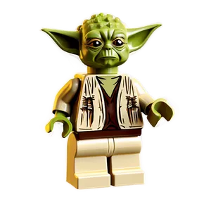Lego Yoda For Fans PNG 06282024