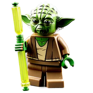 Lego Yoda Memorabilia PNG 06282024