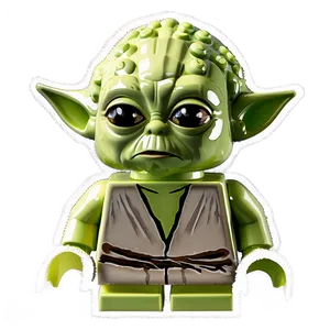 Lego Yoda Showcase PNG Ega75 PNG