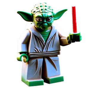 Lego Yoda Toy Version Png 06282024 PNG image