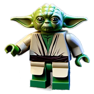 Lego Yoda Toy Version Png 06282024 PNG image