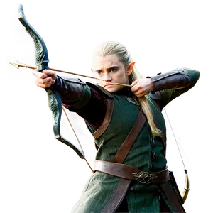 Legolas Shooting Arrow Scene Png 06242024 PNG image