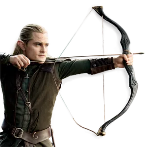 Legolas Shooting Arrow Scene Png 06242024 PNG image