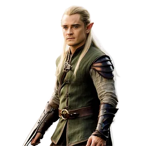 Legolas Walking Scene Png Cmy PNG image