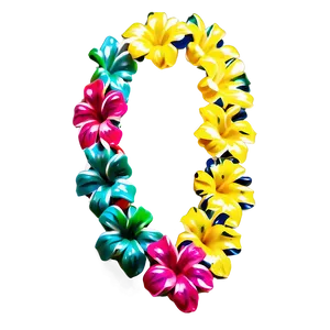 Lei Necklace Hawaiian Lei PNG 06262024