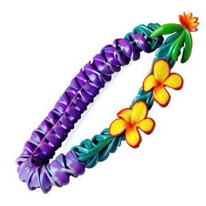 Lei Necklace Hawaiian Lei PNG Kej