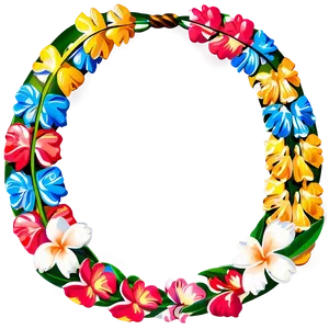 Lei Necklace Hawaiian Lei PNG Kjr