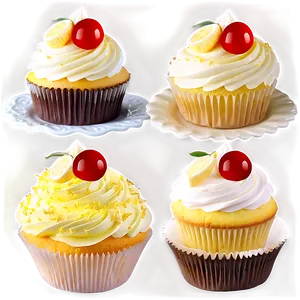 Lemon Cupcake PNG 54
