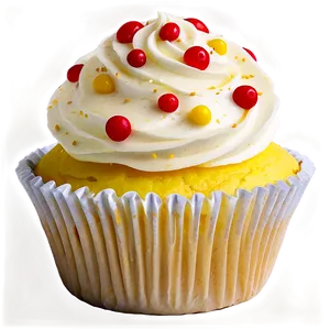Lemon Cupcake PNG Rka