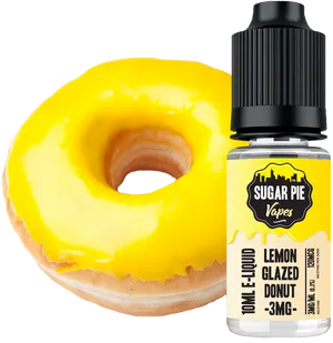 Lemon Glazed Donut E Liquid Product PNG image