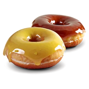 Lemon Glazed Donut PNG 96