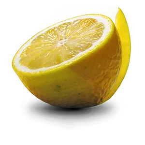 Lemon Half Cut PNG 93