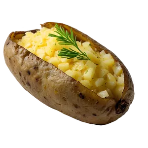 Lemon Herb Baked Potato PNG Lwc87 PNG