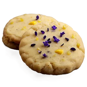 Lemon Lavender Cookies PNG Wqs PNG