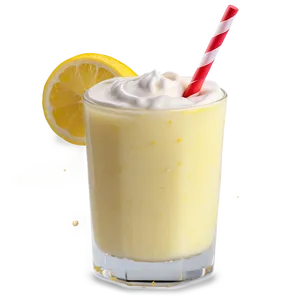 Lemon Milkshake PNG 24