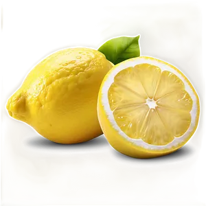 Lemon On White Background PNG Mri99 PNG