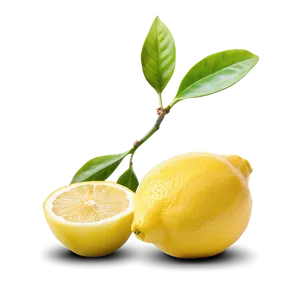 Lemon On Wooden Table PNG 05042024 PNG
