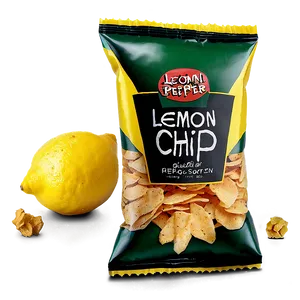 Lemon Pepper Chips PNG Yex98
