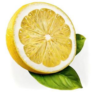 Lemon Piece PNG Vpt91