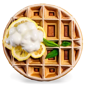 Lemon Ricotta Waffle PNG Acb PNG