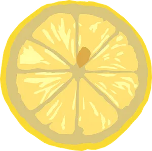 Lemon Slice Illustration PNG image