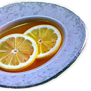 Lemon Tea Slice PNG Mjs