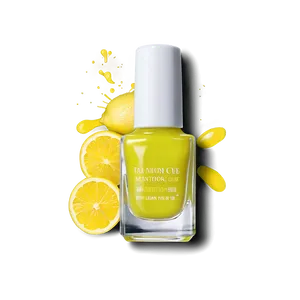 Lemon Yellow Nail Polish Png 99 PNG image