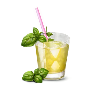 Lemonade With Basil Png 05252024 PNG image