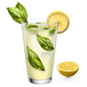 Lemonade With Basil Png 05252024 PNG image