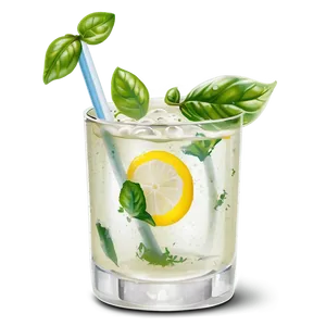 Lemonade With Basil Png 58 PNG image
