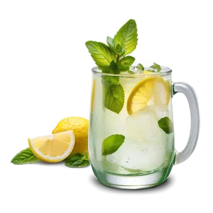 Lemonade With Fresh Mint PNG Apx8