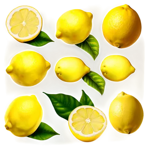 Lemons Drawing PNG 06122024 PNG