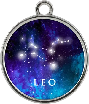 Leo Constellation Pendant PNG image