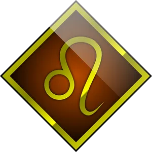 Leo Zodiac Symbol Art PNG