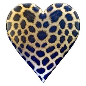 Leopard Heart C PNG image