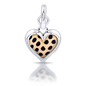 Leopard Heart Charm PNG Vkt75 PNG