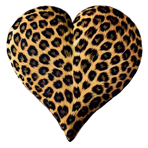 Leopard Heart D PNG image