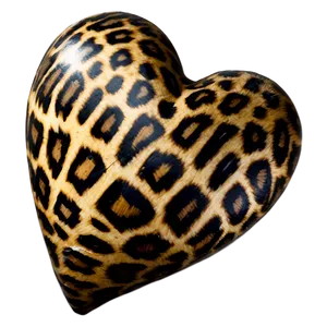 Leopard Heart Decor PNG 06282024